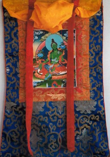 Grüne Tara-Thangka für Zülpich